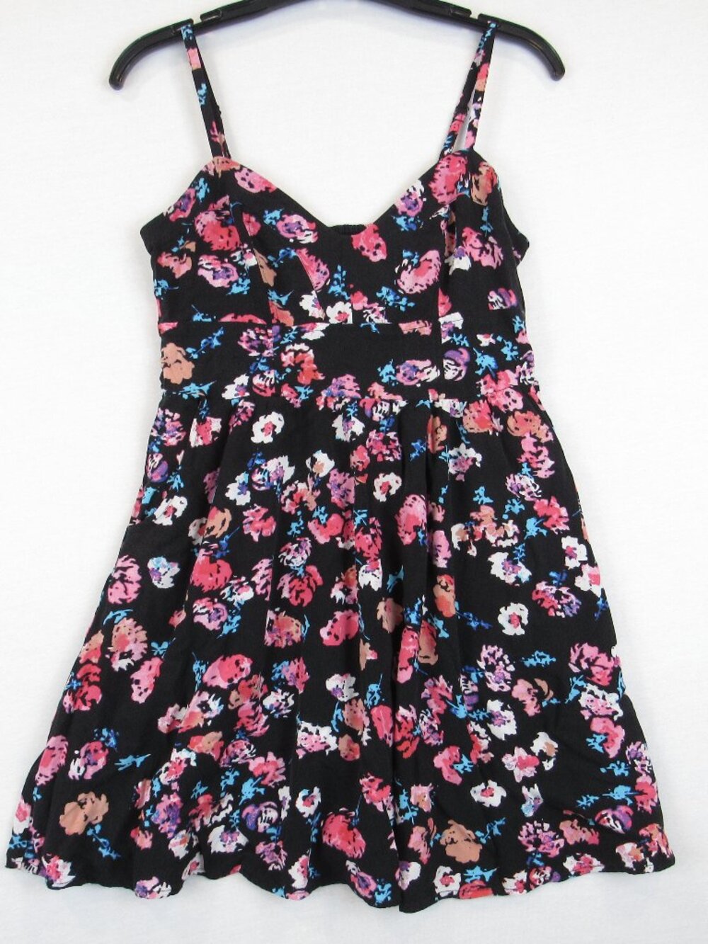 Express Dress Fit & Flare Women's Size S Mini Floral Sleeveless Casual